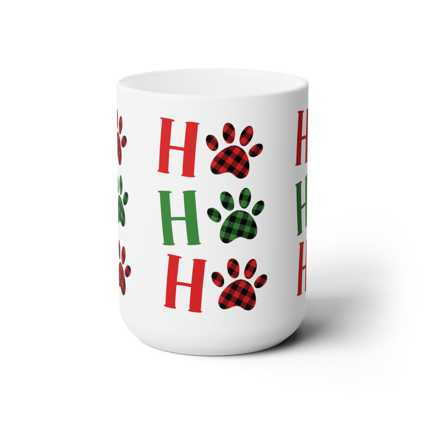 Ho Ho Ho Pet Paws Christmas Coffee Hot Tea Cocoa Mug