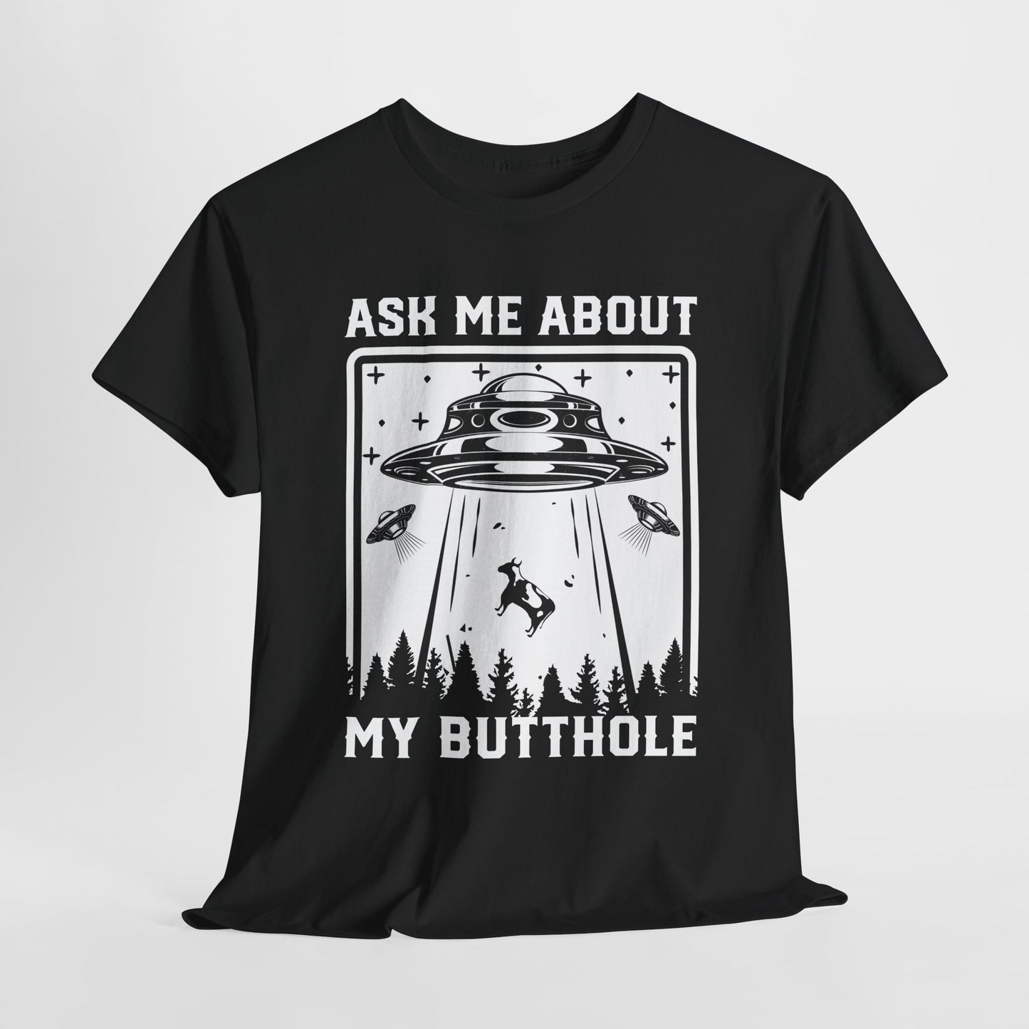 UFO Cow Abduction T-Shirt - Funny Probe Design