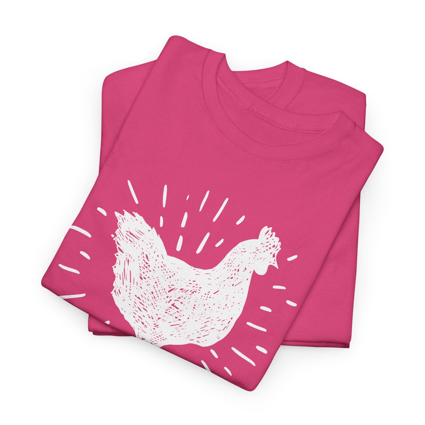 What the Cluck White Chicken T-Shirt - Quirky Tee