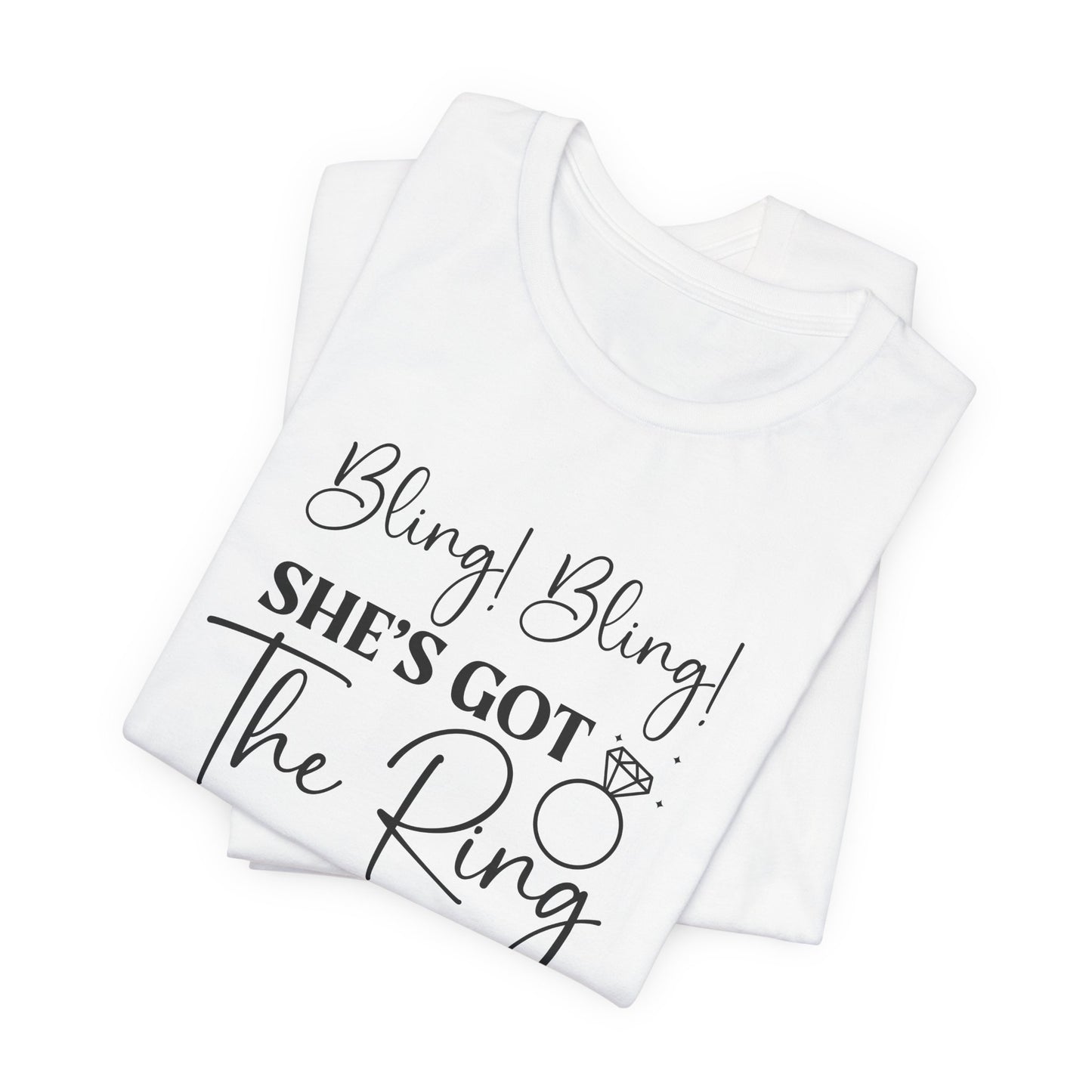 Bling Bling Bachelorette T-Shirt For Brides Maid T Shirt For Wedding Party TShirt