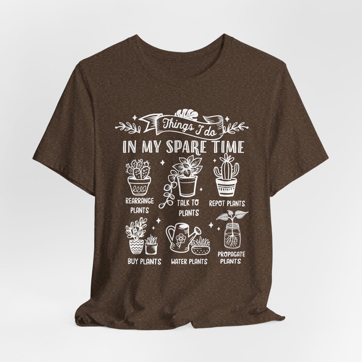 Plant Lover List T-Shirt - Funny Graphic