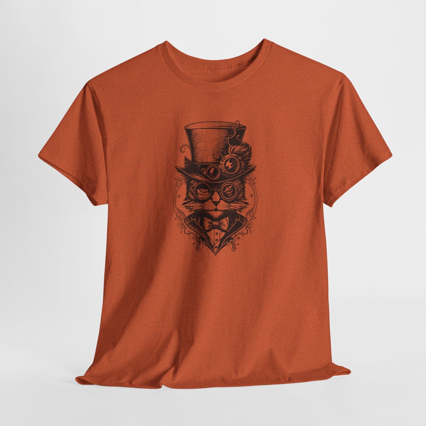Steampunk Gent Cat T-Shirt - Victorian Tee