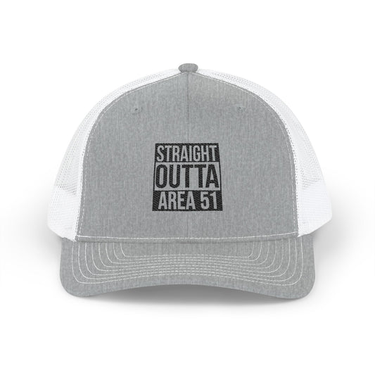 Straight Outta Area 51 Snapback Trucker Cap