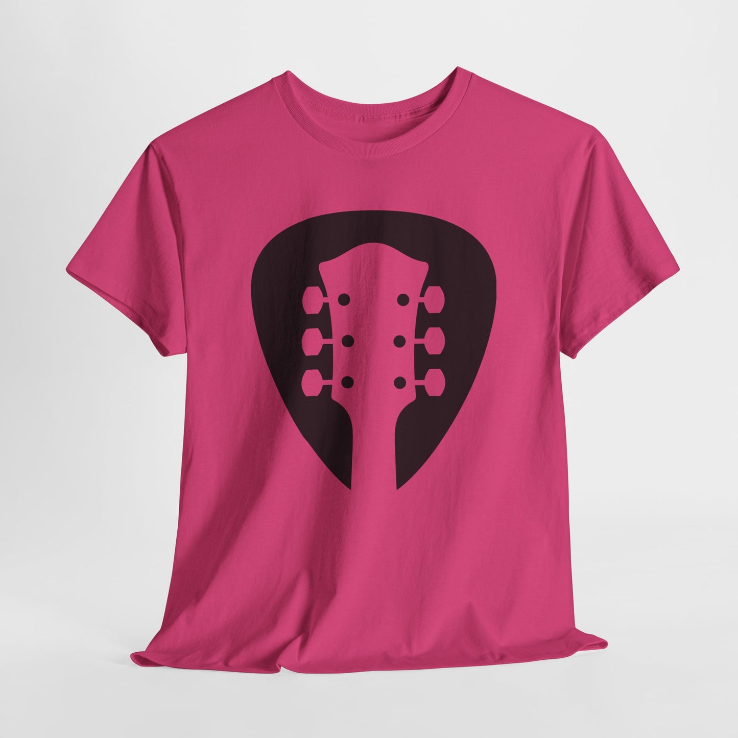 Guitar Pick Headstock T-Shirt - Music Design