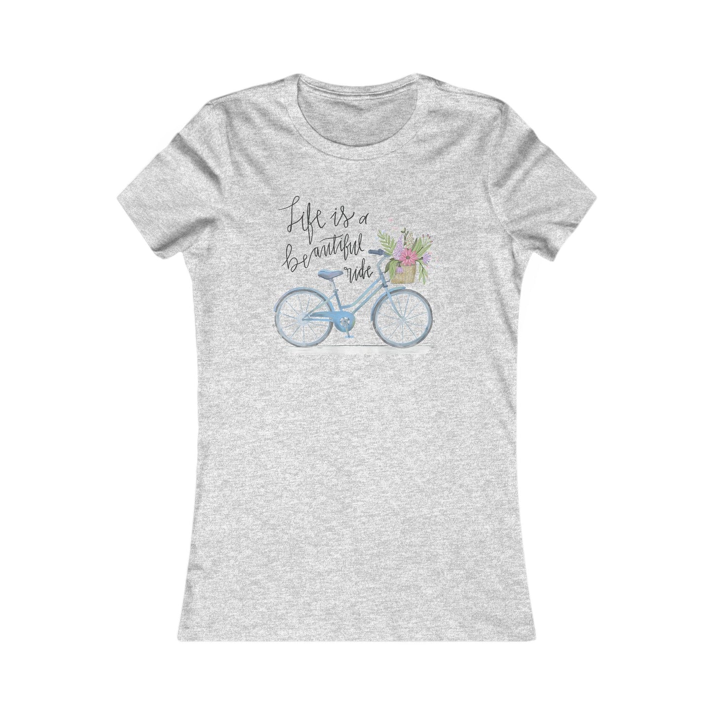 Life Is A Beautiful Ride T-Shirt - Bicycle Bliss Tee
