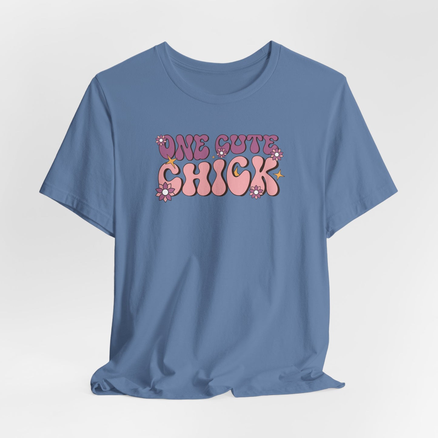 One Cute Chick T Shirt - Retro Graphic Tee