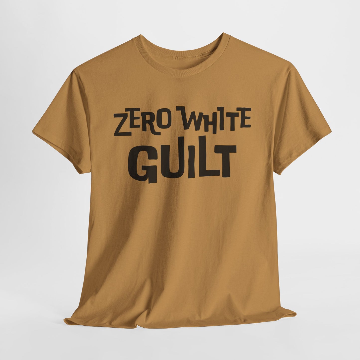Zero White Guilt T-Shirt - Bold Stance Tee
