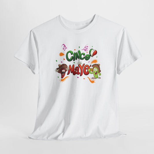 Cinco de Mayo Chili Cactus Fiesta Tee