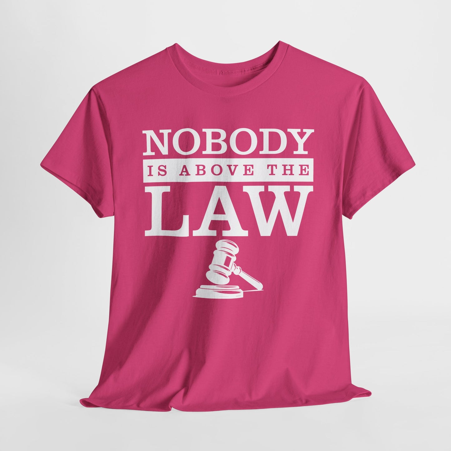 Nobody is Above the Law T-Shirt - Justice Graphic Tee