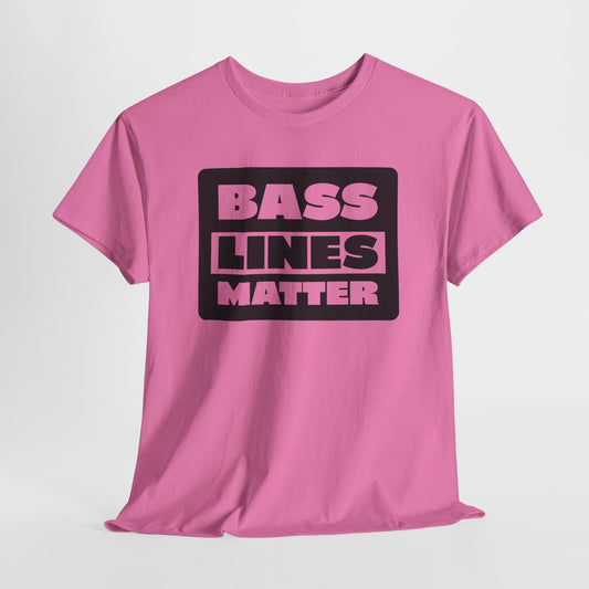 Bass Lines Matter Tee - Bold Beat Design