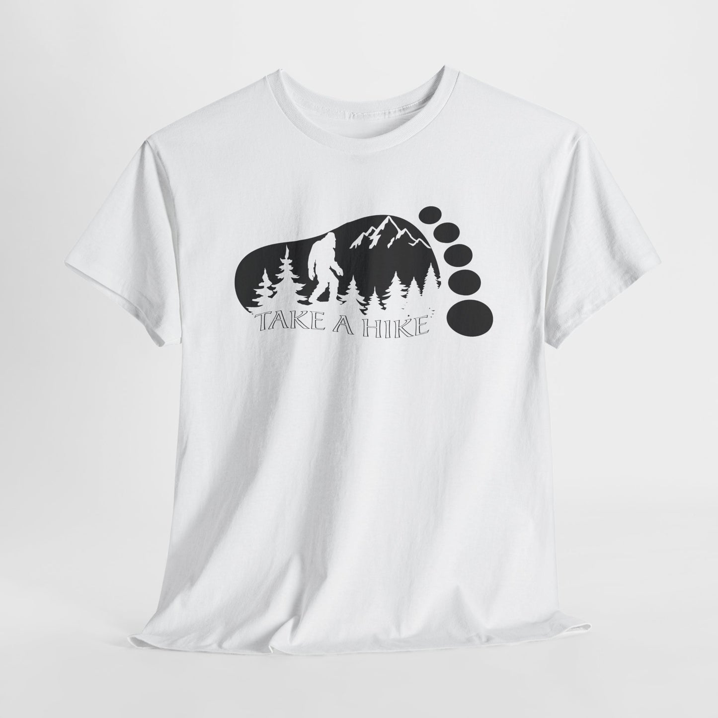Bigfoot Hiking T-Shirt - Outdoor Adventure Graphic