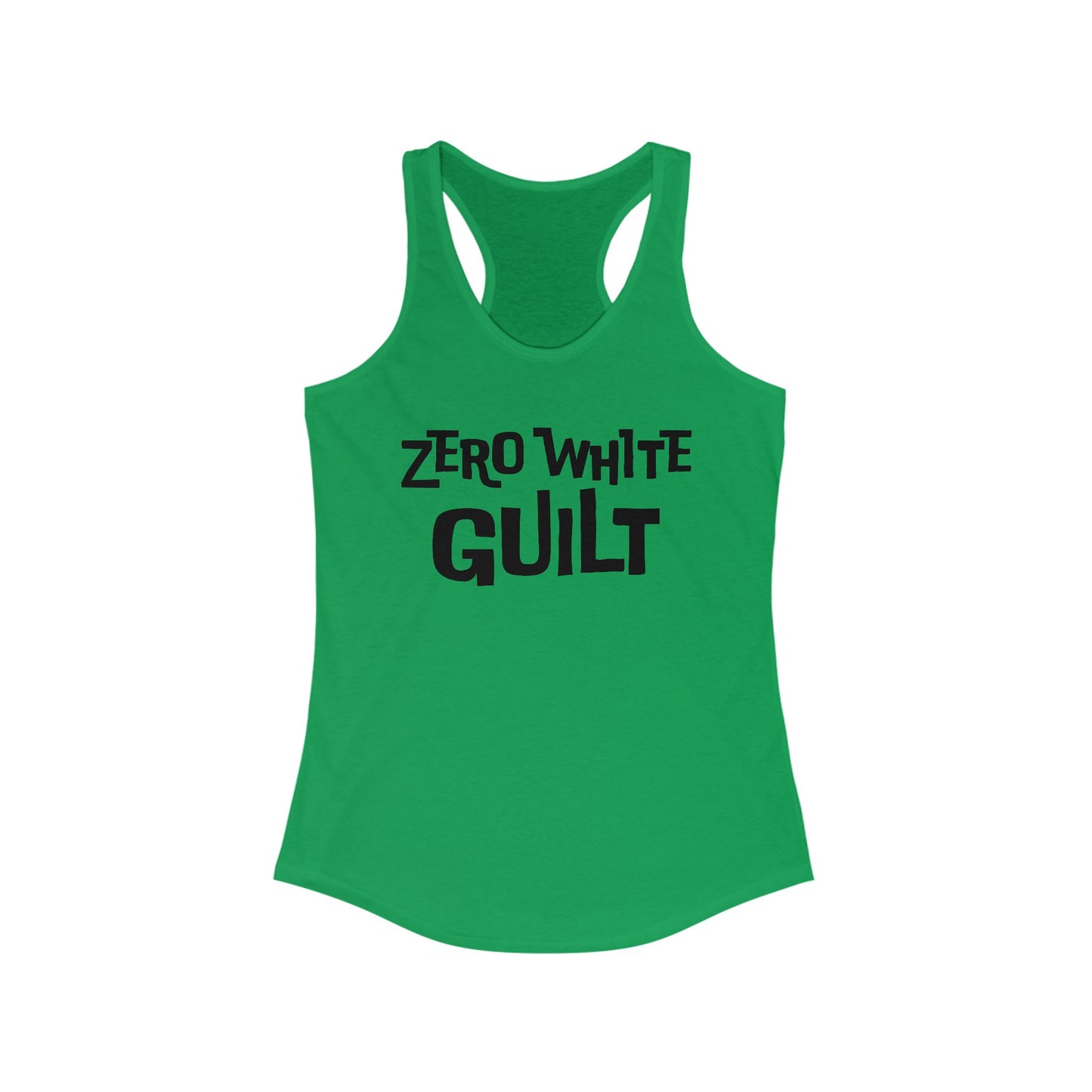 Zero White Guilt Tank Top - Fierce Stance Tank