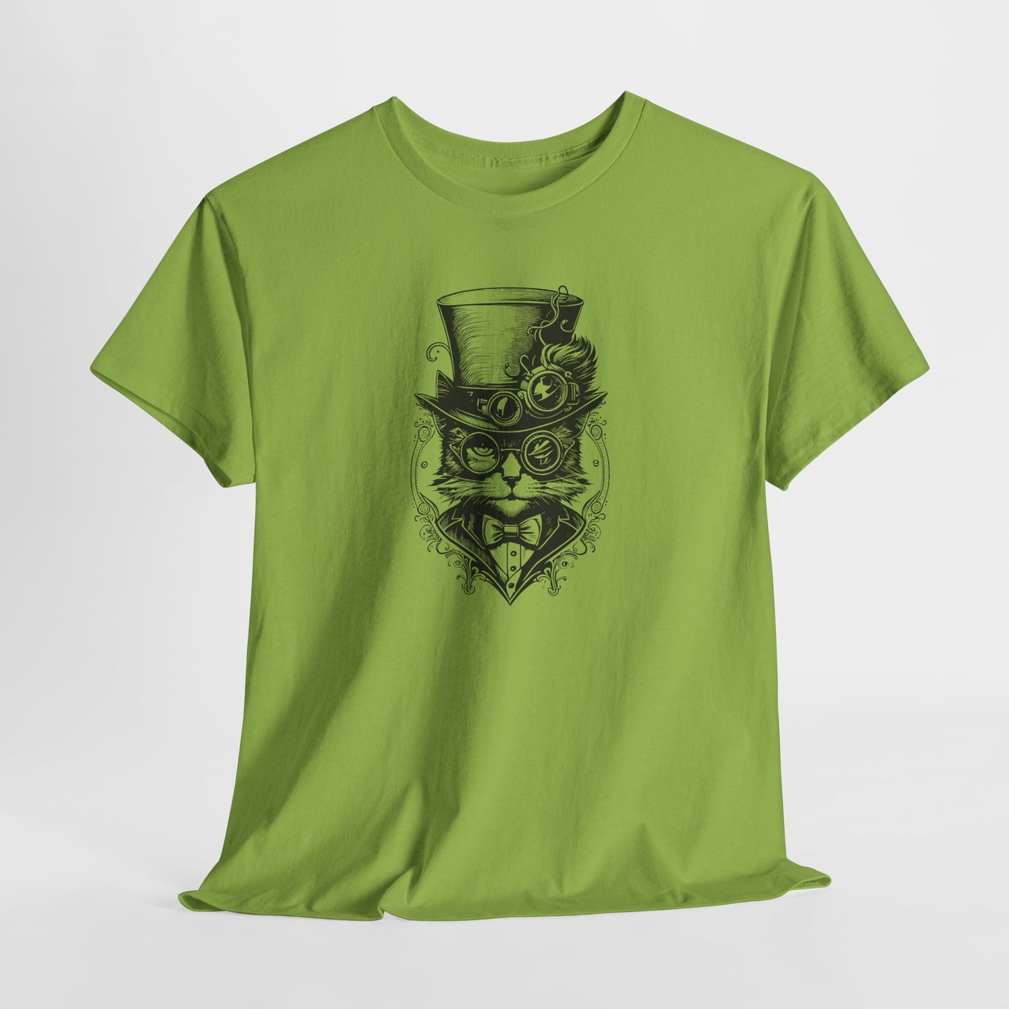 Steampunk Gent Cat T-Shirt - Victorian Tee