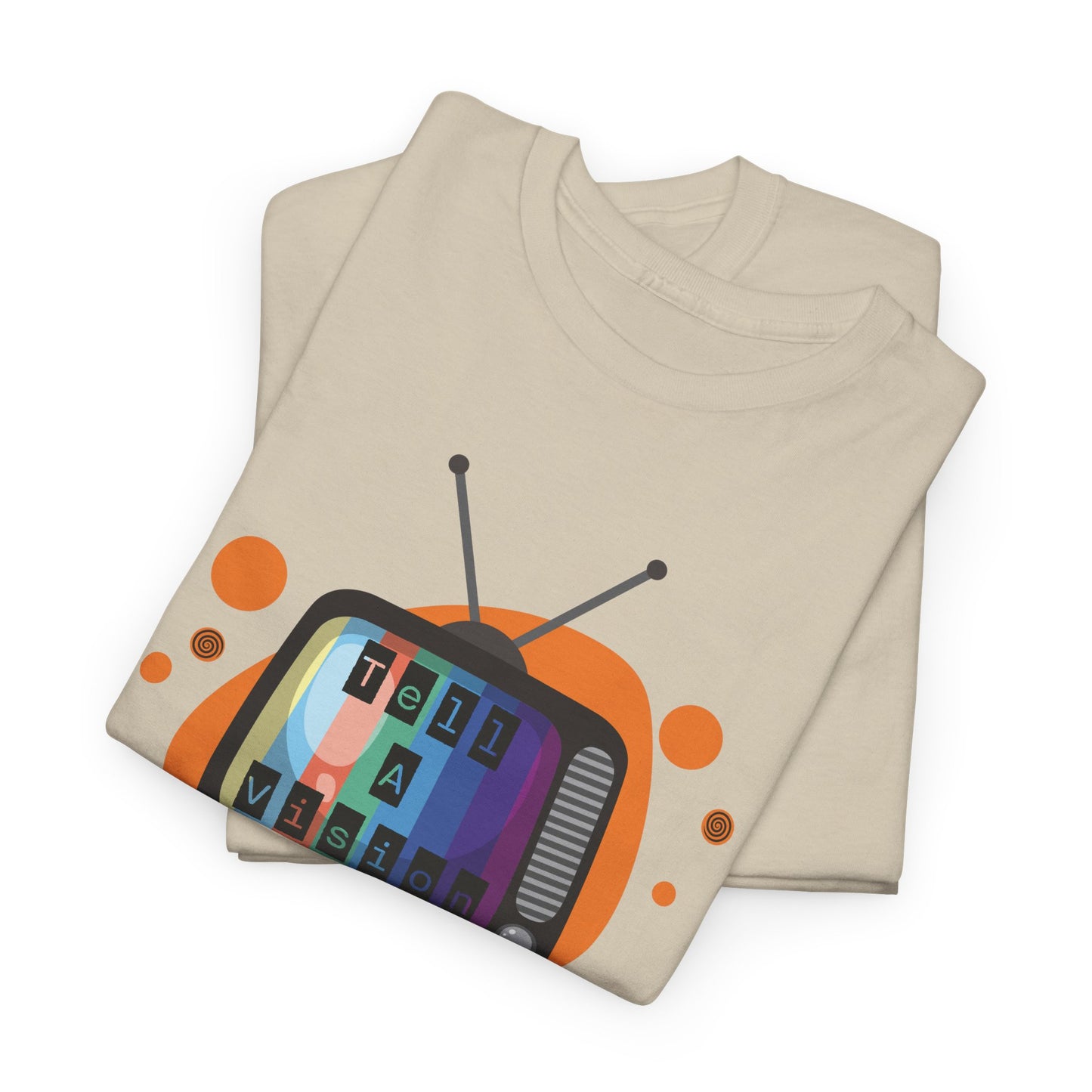 Tell A Vision T-Shirt - TV Mind Battle Graphic Tee