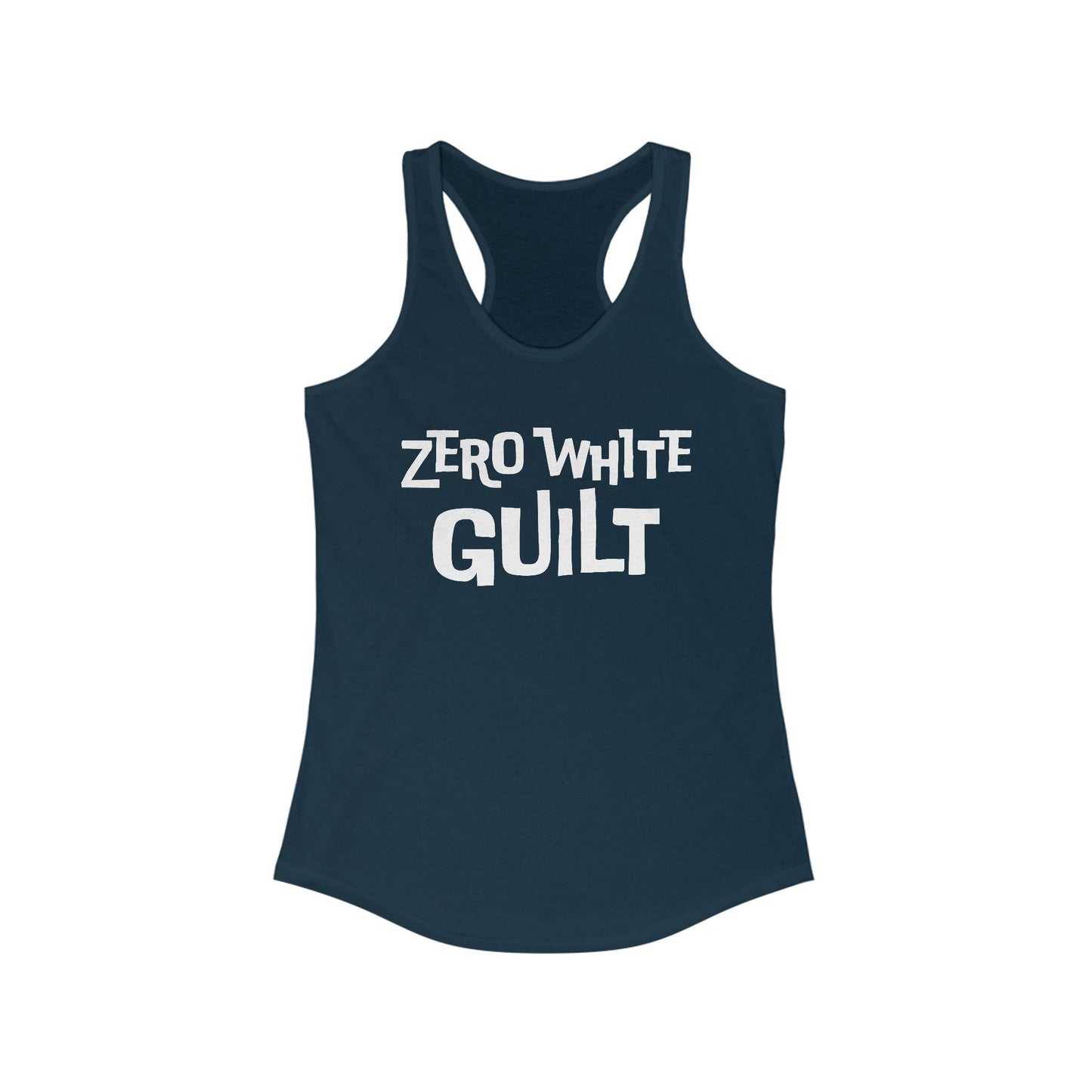 Zero White Guilt Tank Top - Fierce Stance Tank