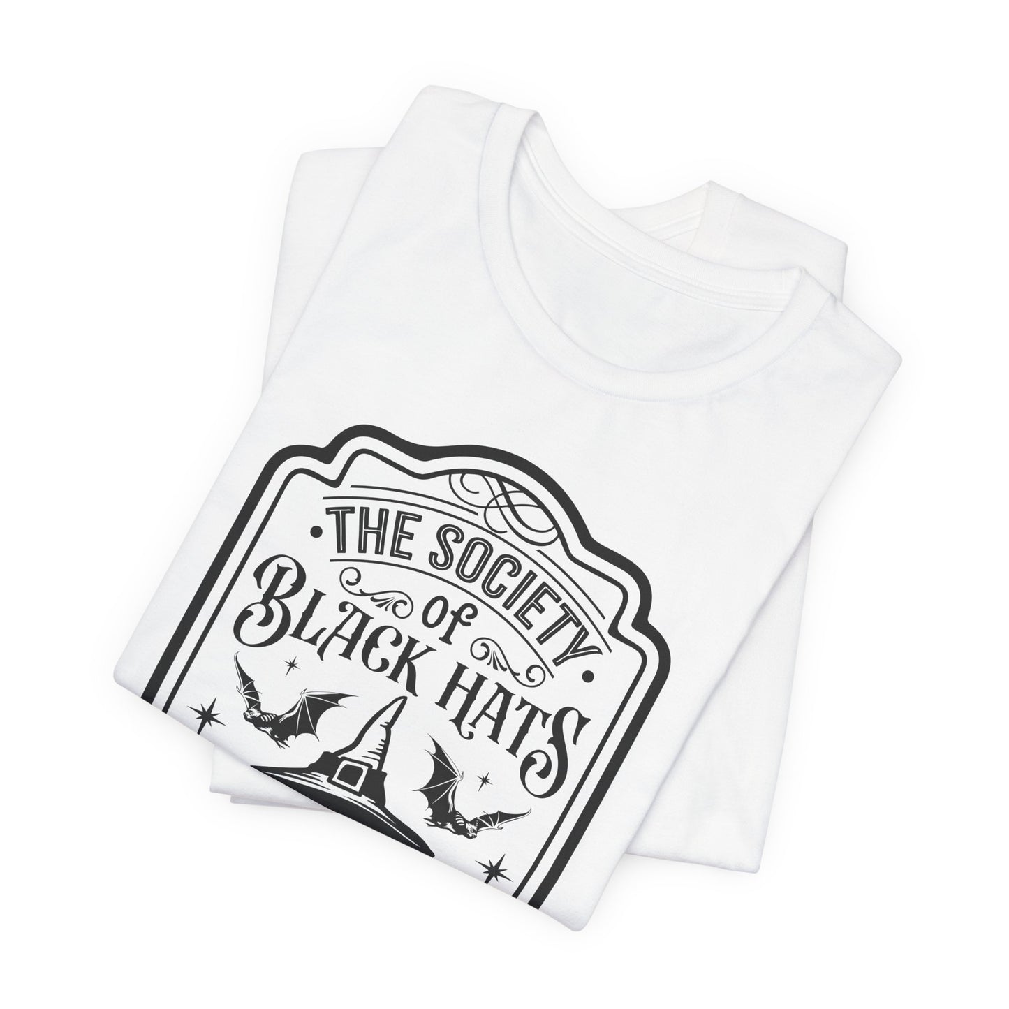 Black Hats Halloween T-Shirt - Spooky Fly by Night Tee