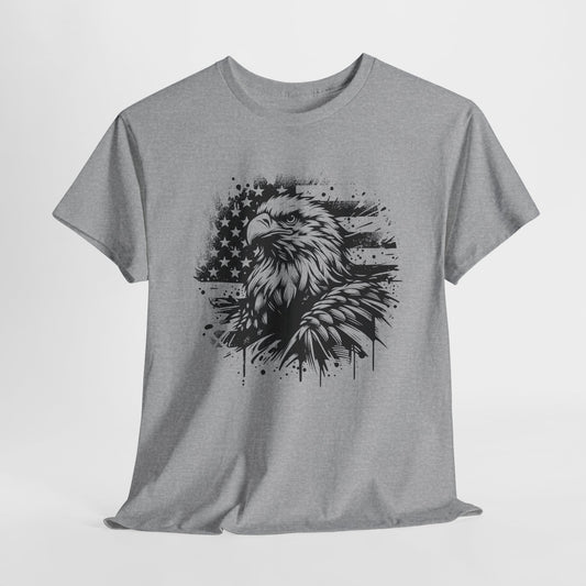 Eagle Freedom T-Shirt - Stars and Stripes Design