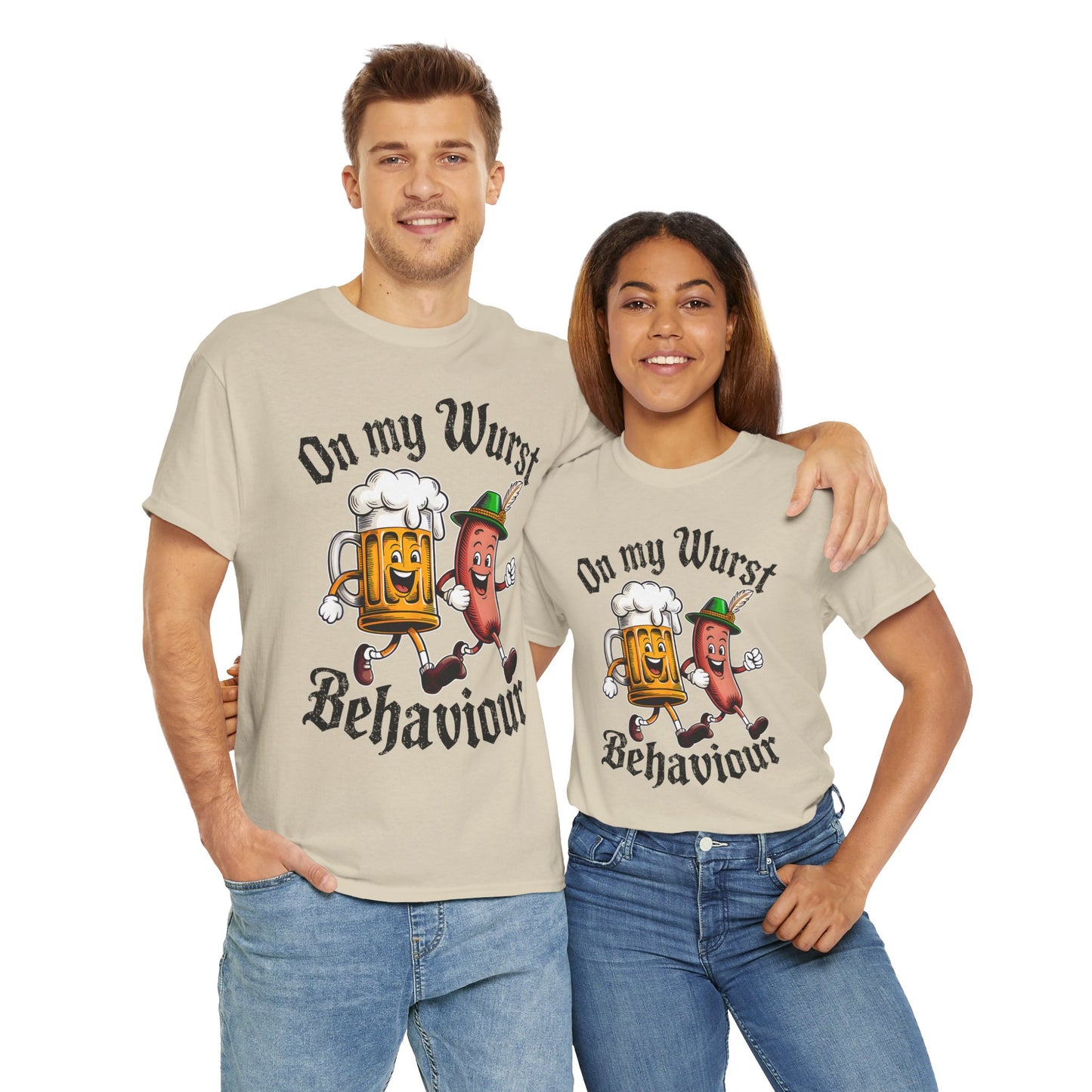 On My Wurst Behaviour Oktoberfest T- Shirt