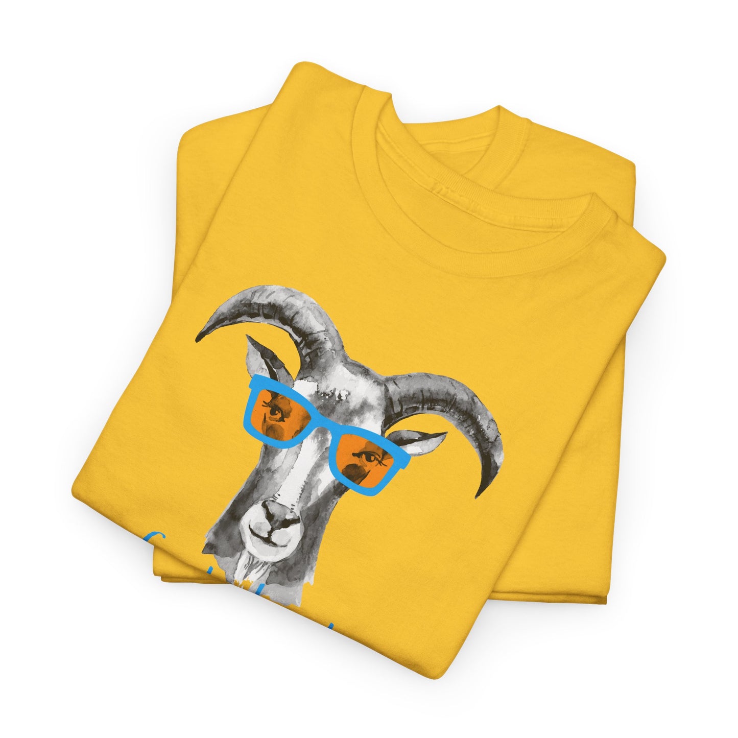 Goat Ahead Make My Day T-Shirt - Hipster Pun Tee