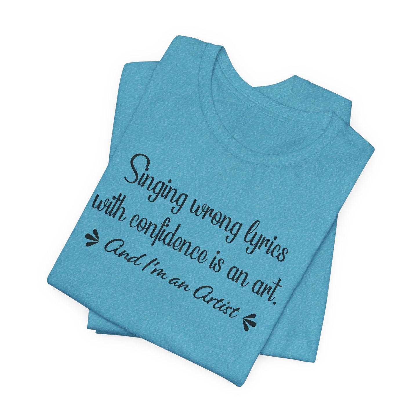 Wrong Lyrics Artist T-Shirt - Music Humor Design