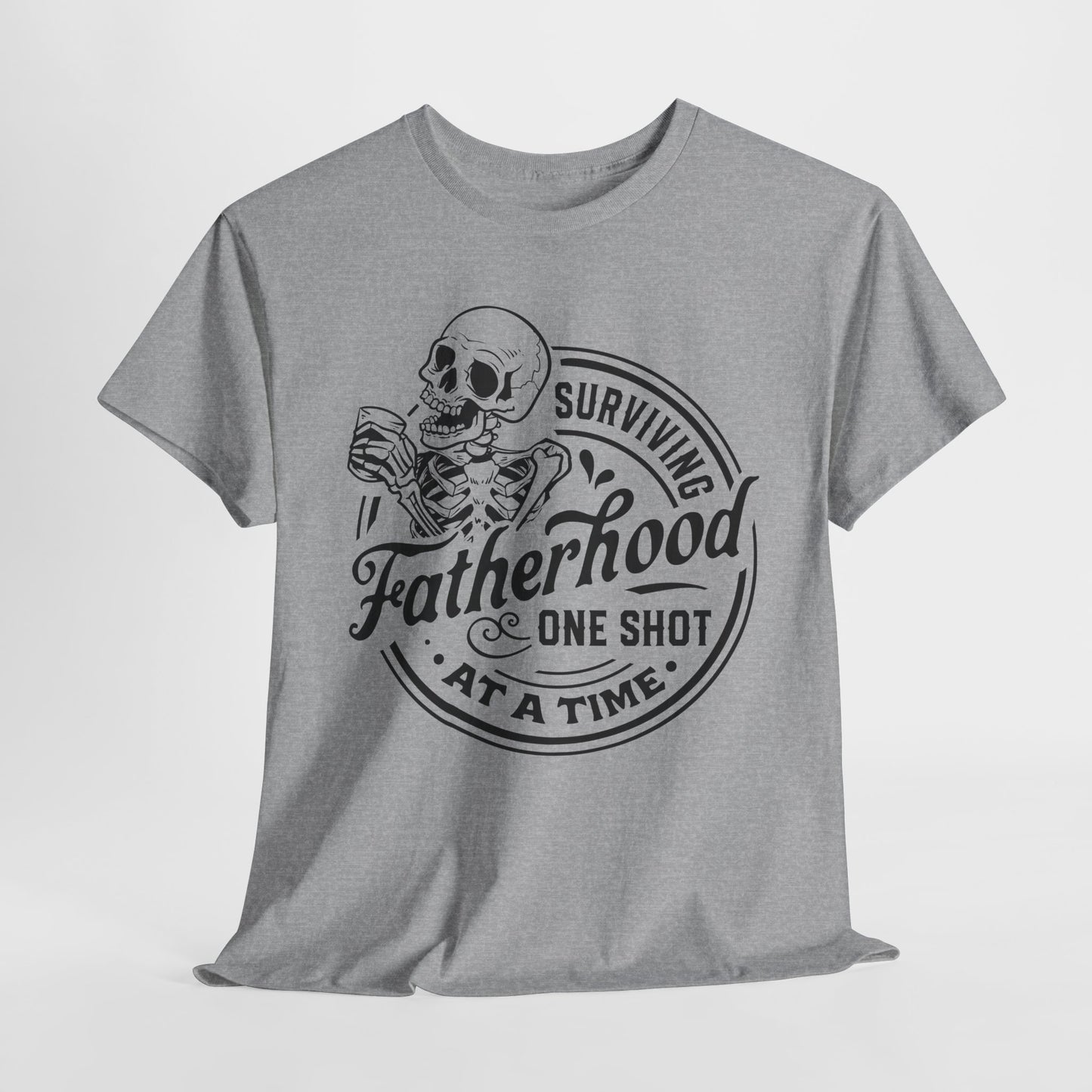 Surviving Fatherhood T-Shirt - Skeleton Shot