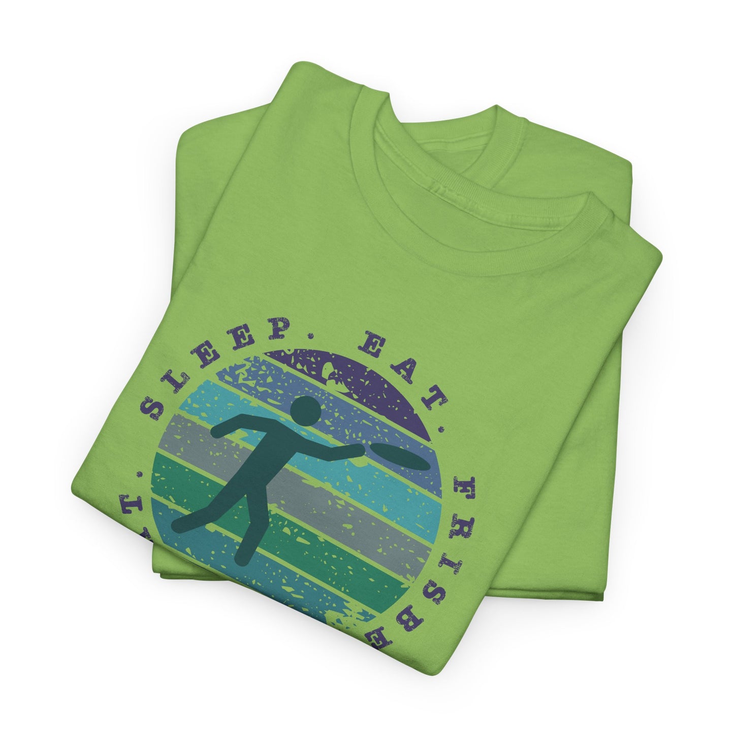 Eat Sleep Frisbee Repeat T-Shirt - Ultimate Frisbee Tee