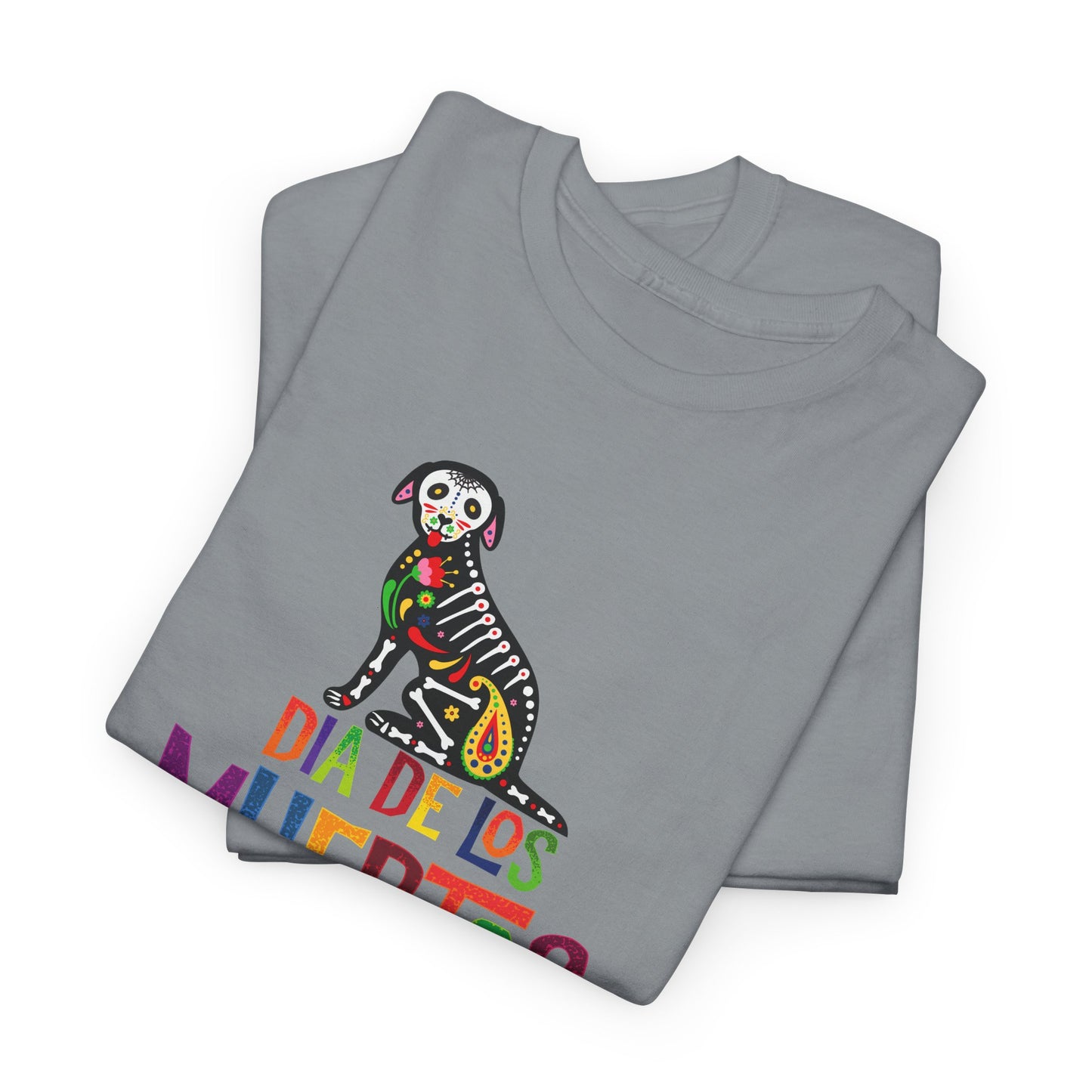 Dia de Los Muertos Dog T-Shirt - Festive Tee