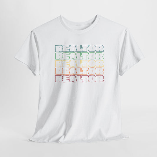 Colorful Realtor T-Shirt - Real Estate Graphic Tee