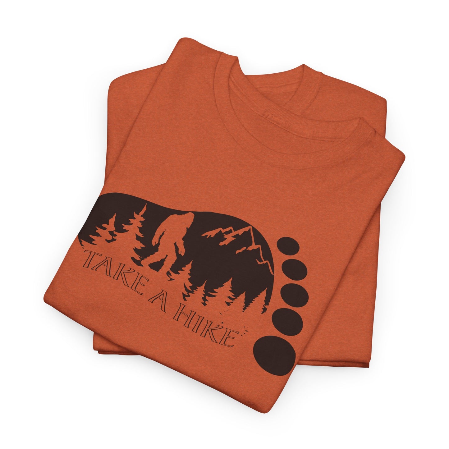 Bigfoot Hiking T-Shirt - Outdoor Adventure Graphic