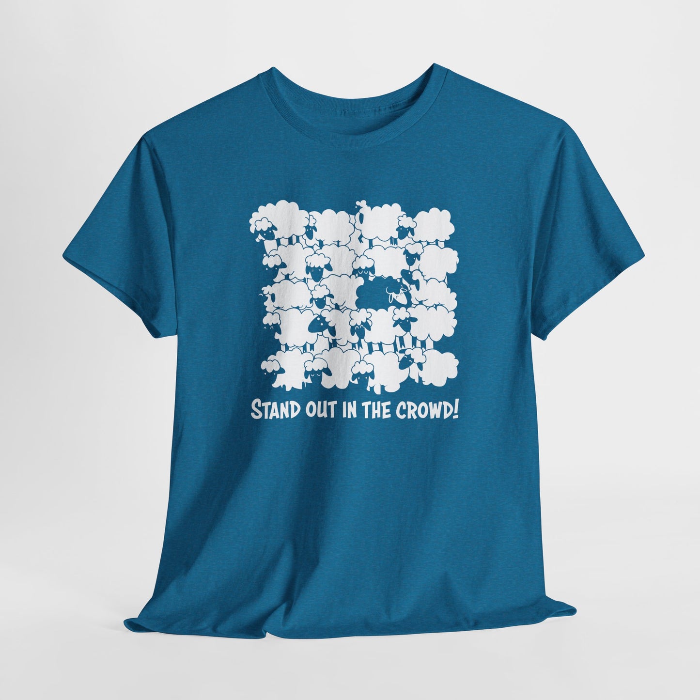 Stand Out in the Crowd Black Sheep T-Shirt - Sheeple Tee