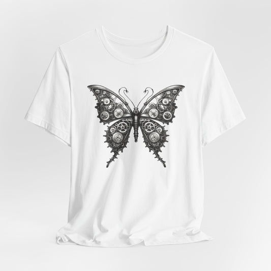 Steampunk Butterfly T-Shirt - Vintage Insect Graphic