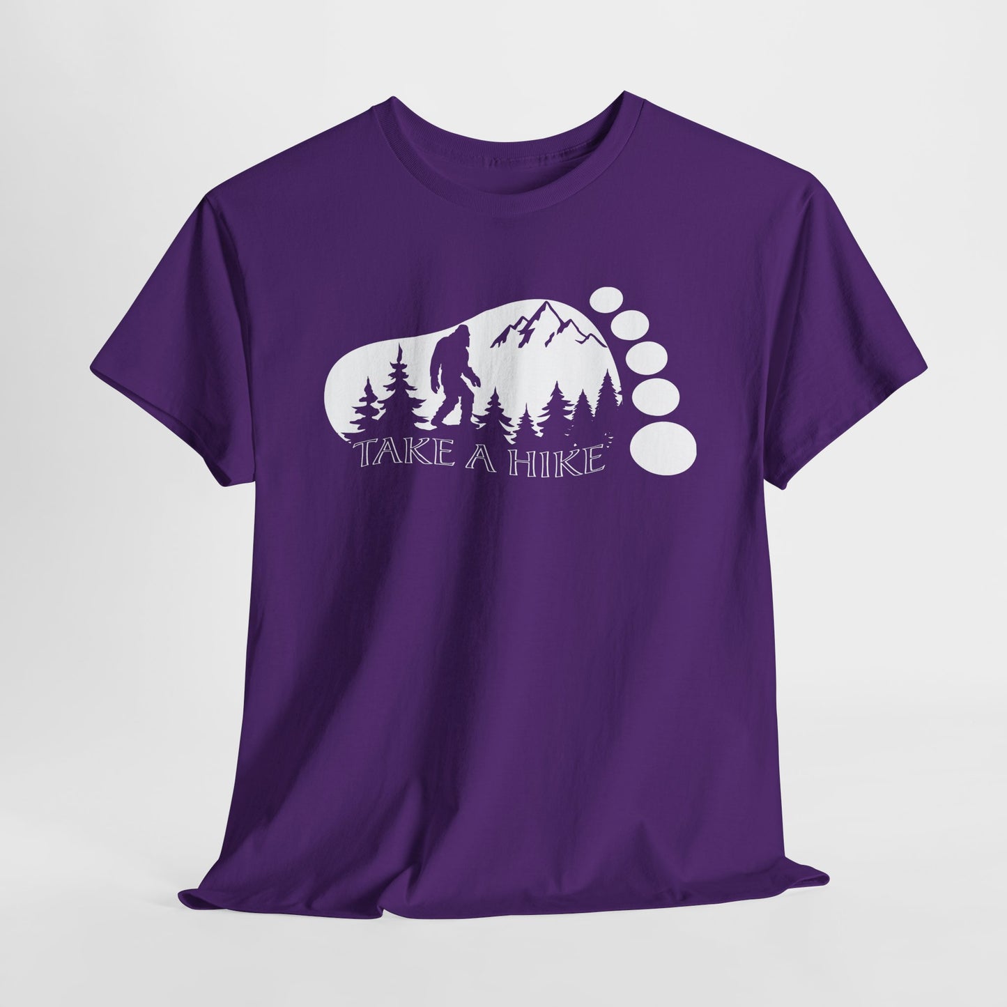 Bigfoot Hiking T-Shirt - Outdoor Adventure Graphic