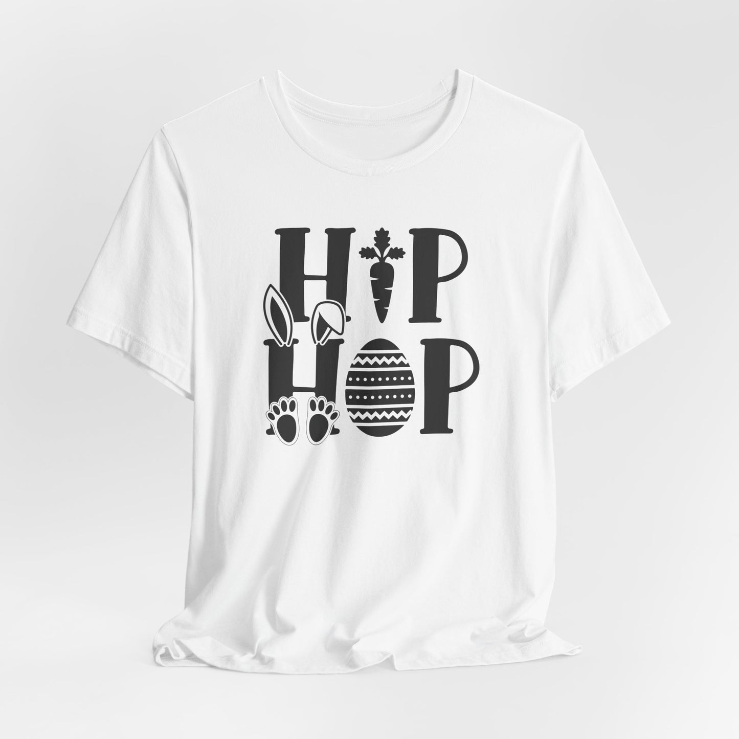 Hip Hop Bunny T-Shirt - Playful Easter Graphic Tee