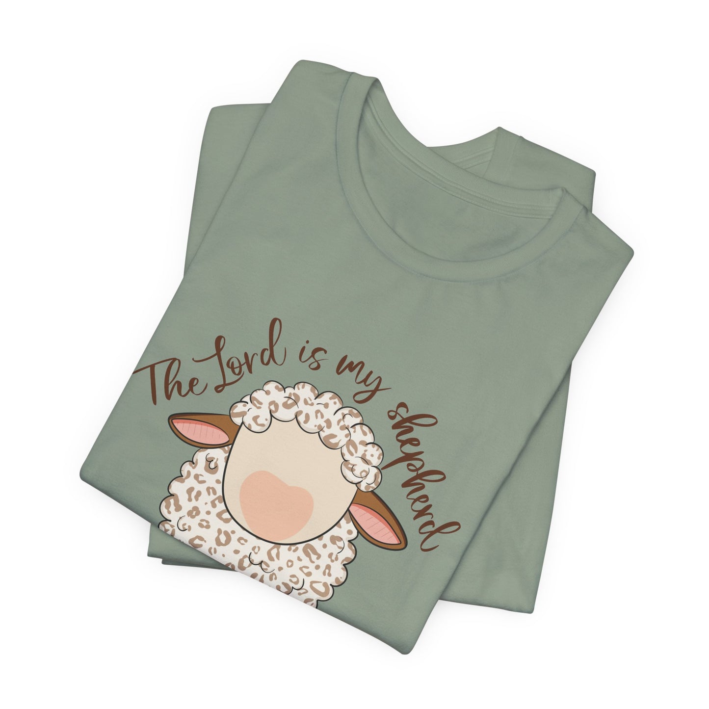 Cute Christian Sheep Tee - "The Lord is My Shepherd" T-Shirt
