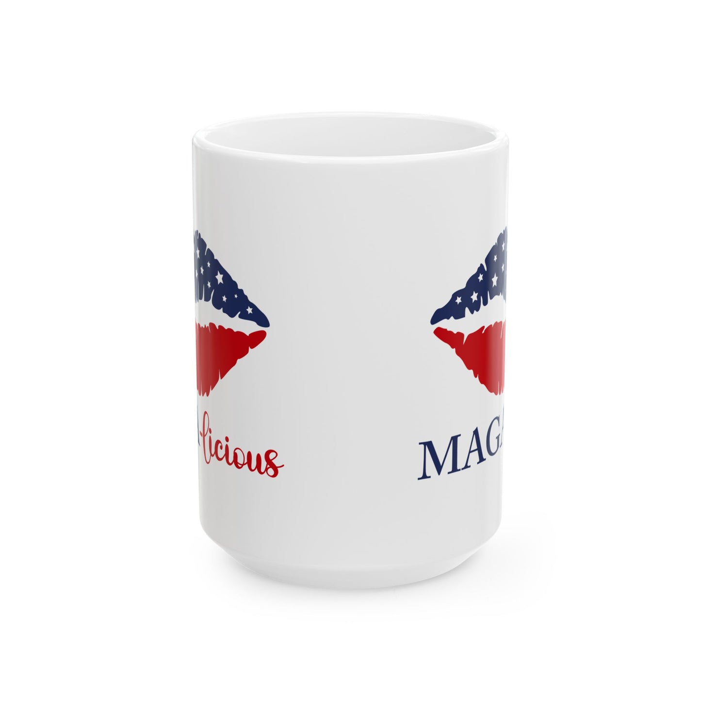MAGAlicious Coffee Cup For Patriotic Lips Mug For Hot Chocolate