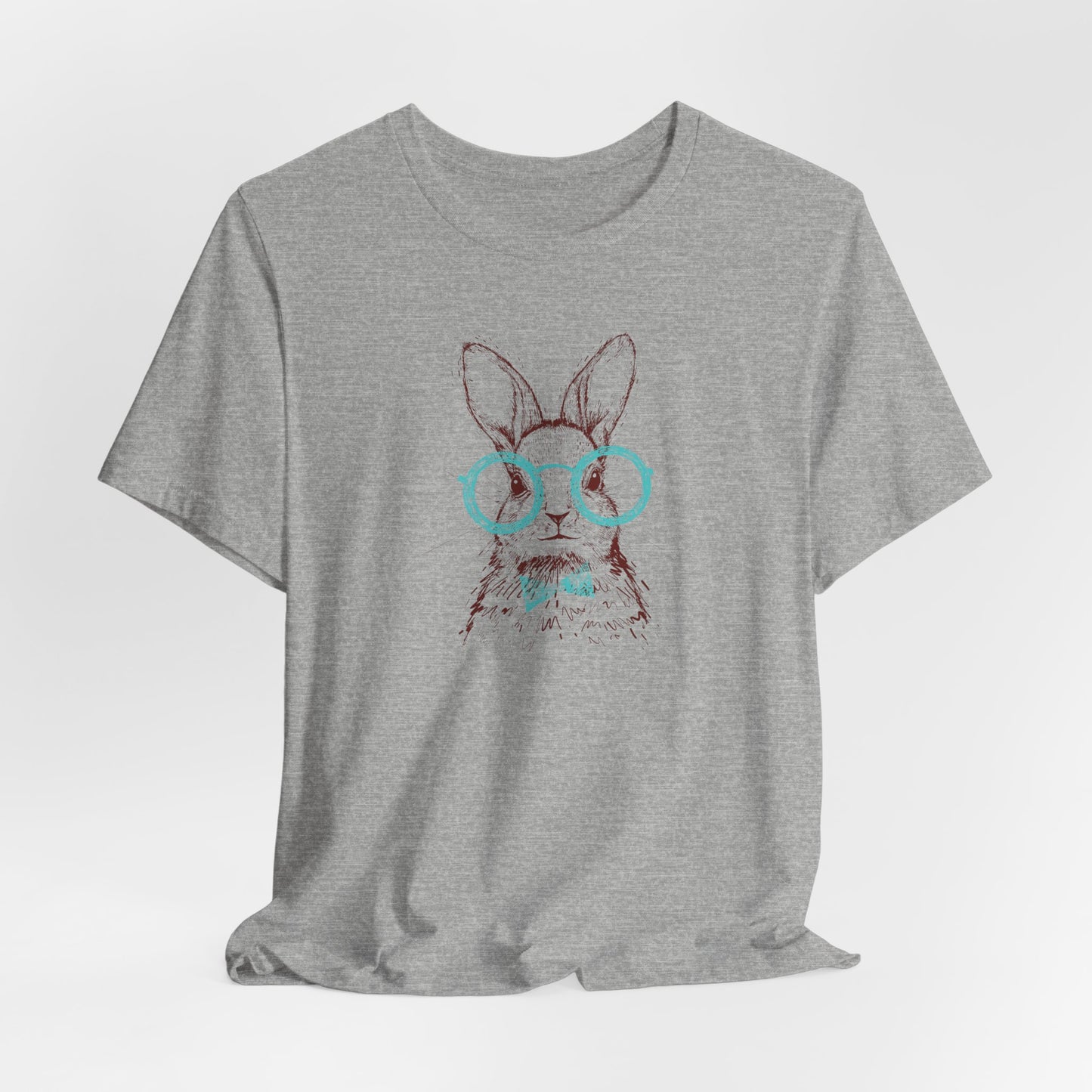 Hipster Bunny T-Shirt - Cool Easter Graphic Tee