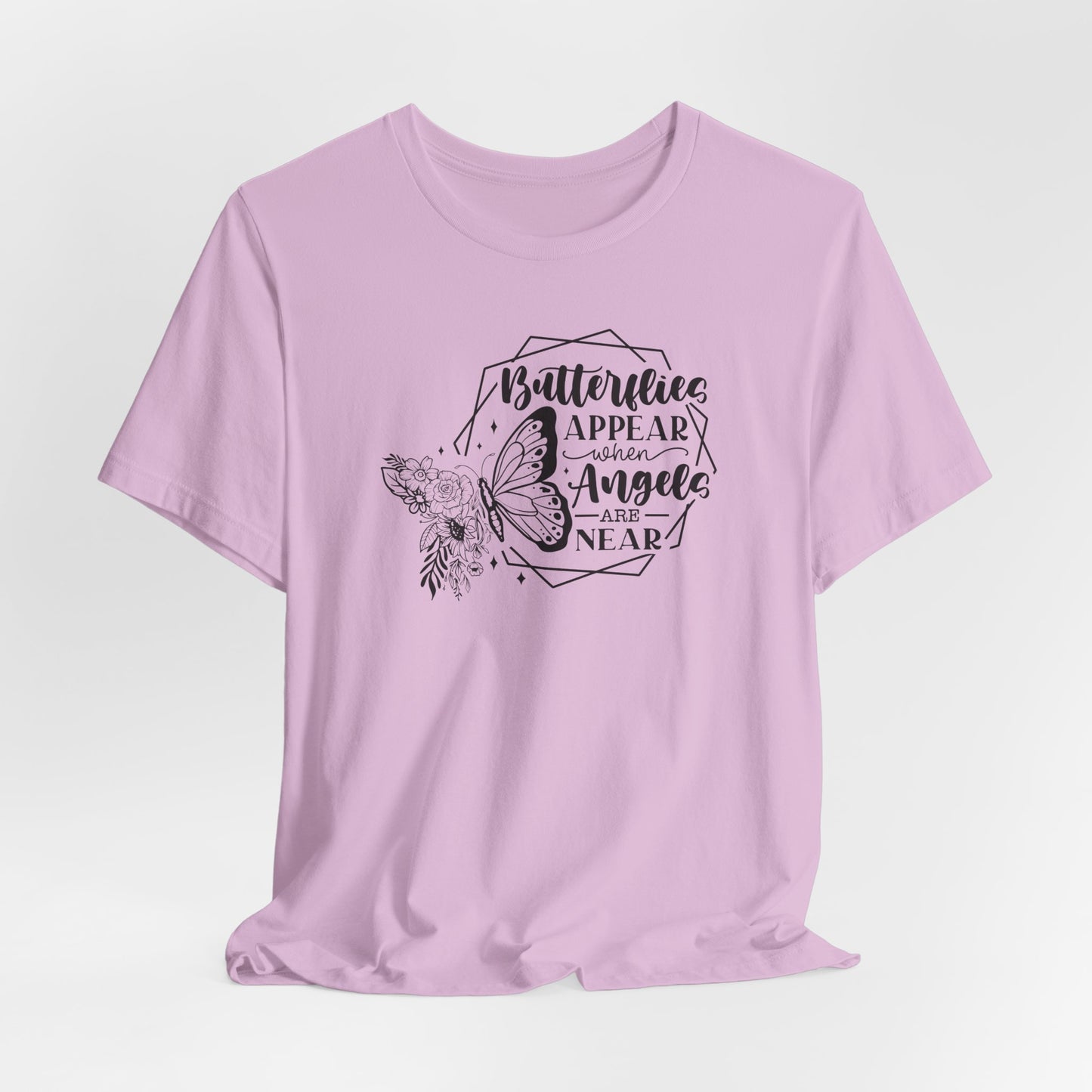 Butterflies Appear When Angels Are Near T-Shirt - Spiritual Tee