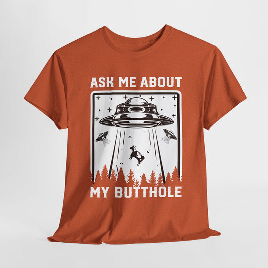 UFO Cow Abduction T-Shirt - Funny Probe Design