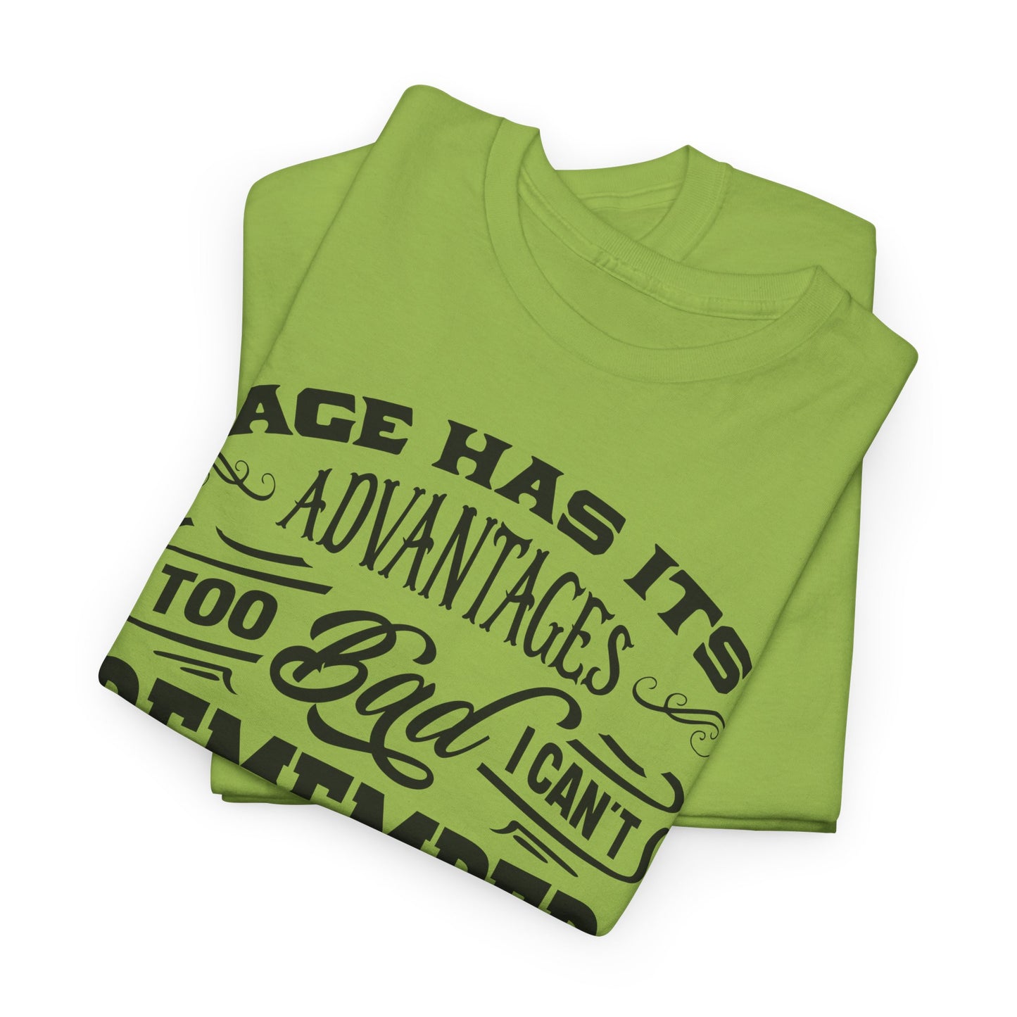 Age Advantages T-Shirt - Funny Memory Graphic Tee