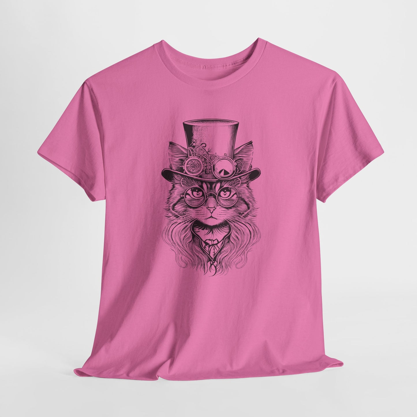 Steampunk Lady Cat T-Shirt - Victorian Tee