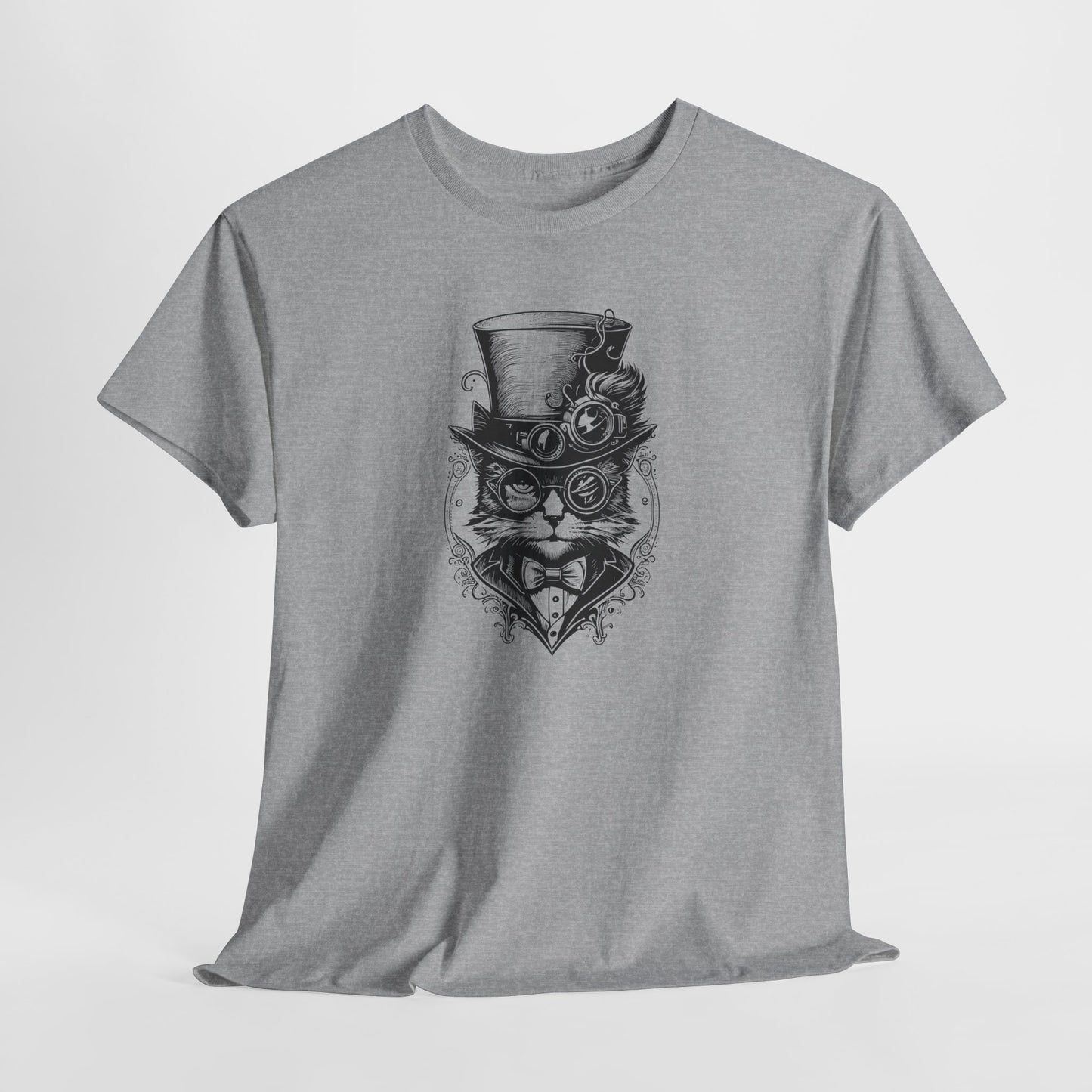 Steampunk Gent Cat T-Shirt - Victorian Tee