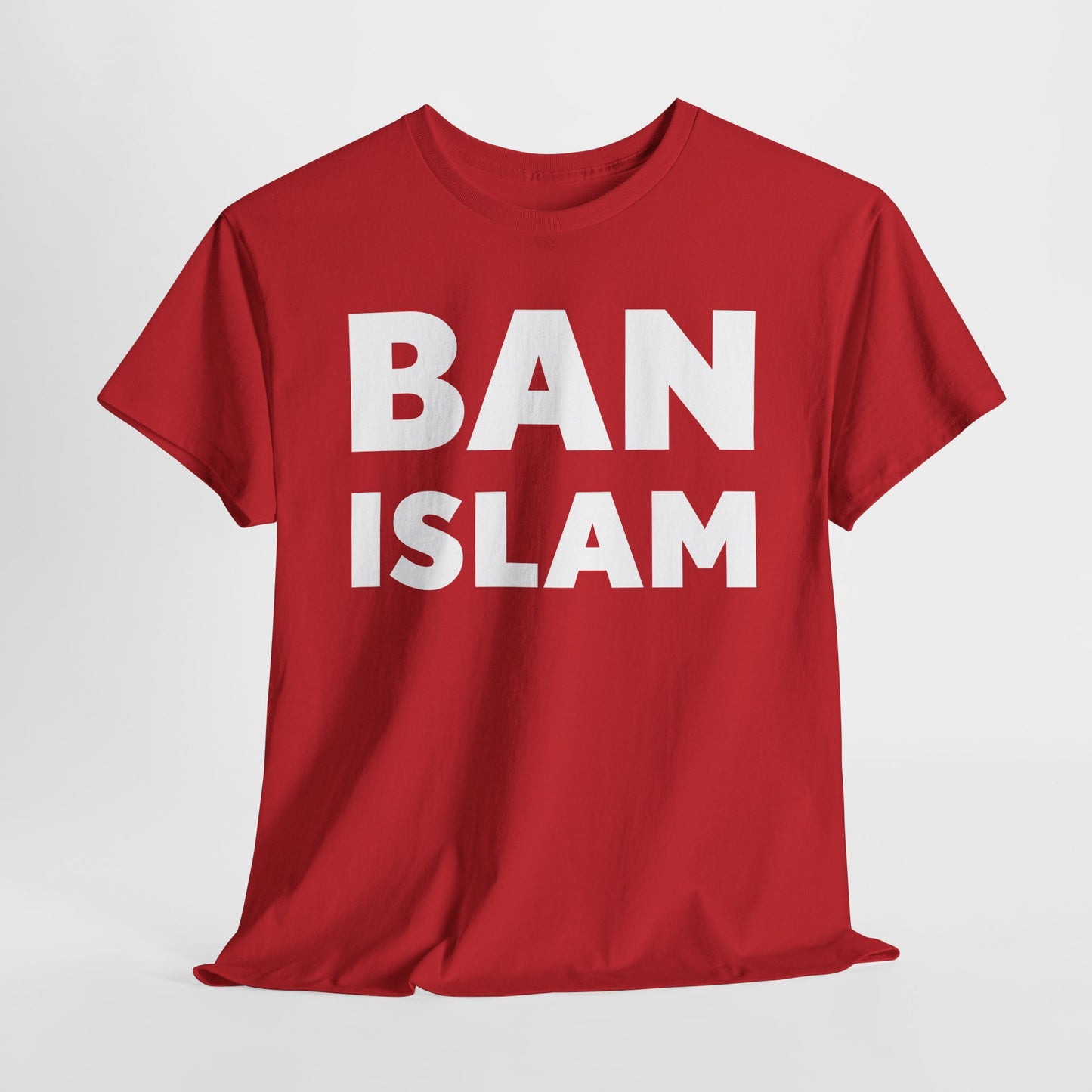 Ban Islam T-Shirt - Controversial Statement Design