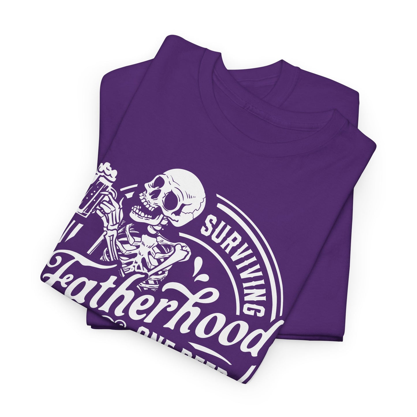 Surviving Fatherhood Tee - Skeleton Beer
