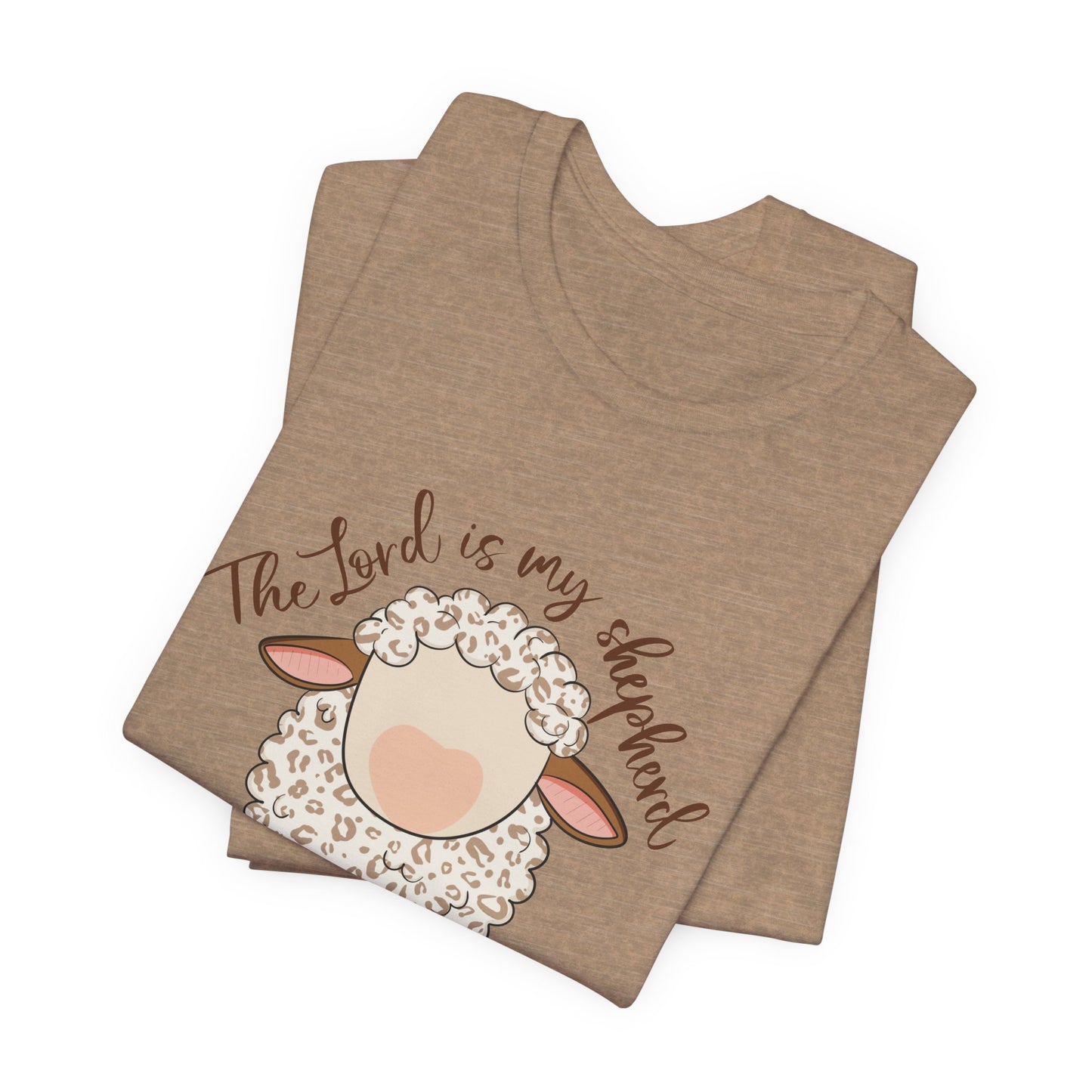 Cute Christian Sheep Tee - "The Lord is My Shepherd" T-Shirt