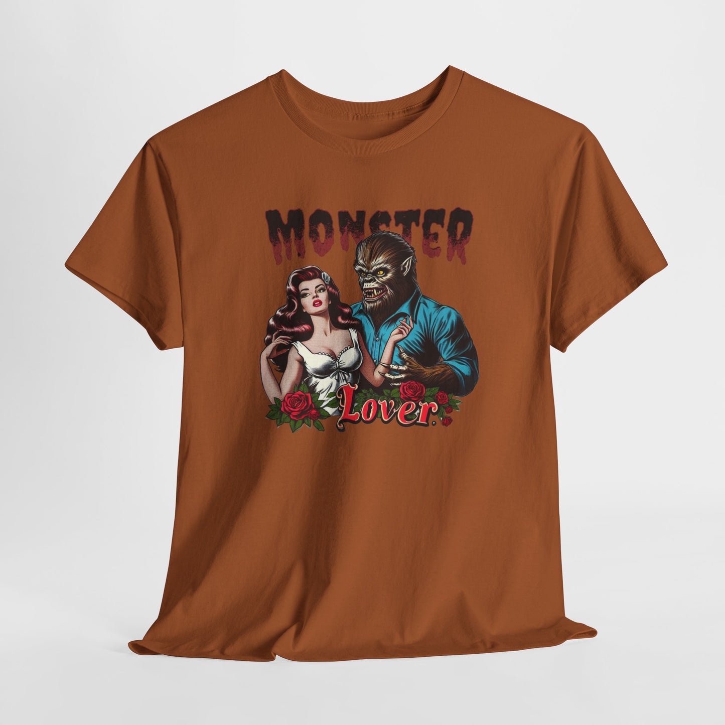 Monster Lover Werewolf T-Shirt - Halloween Graphic Tee