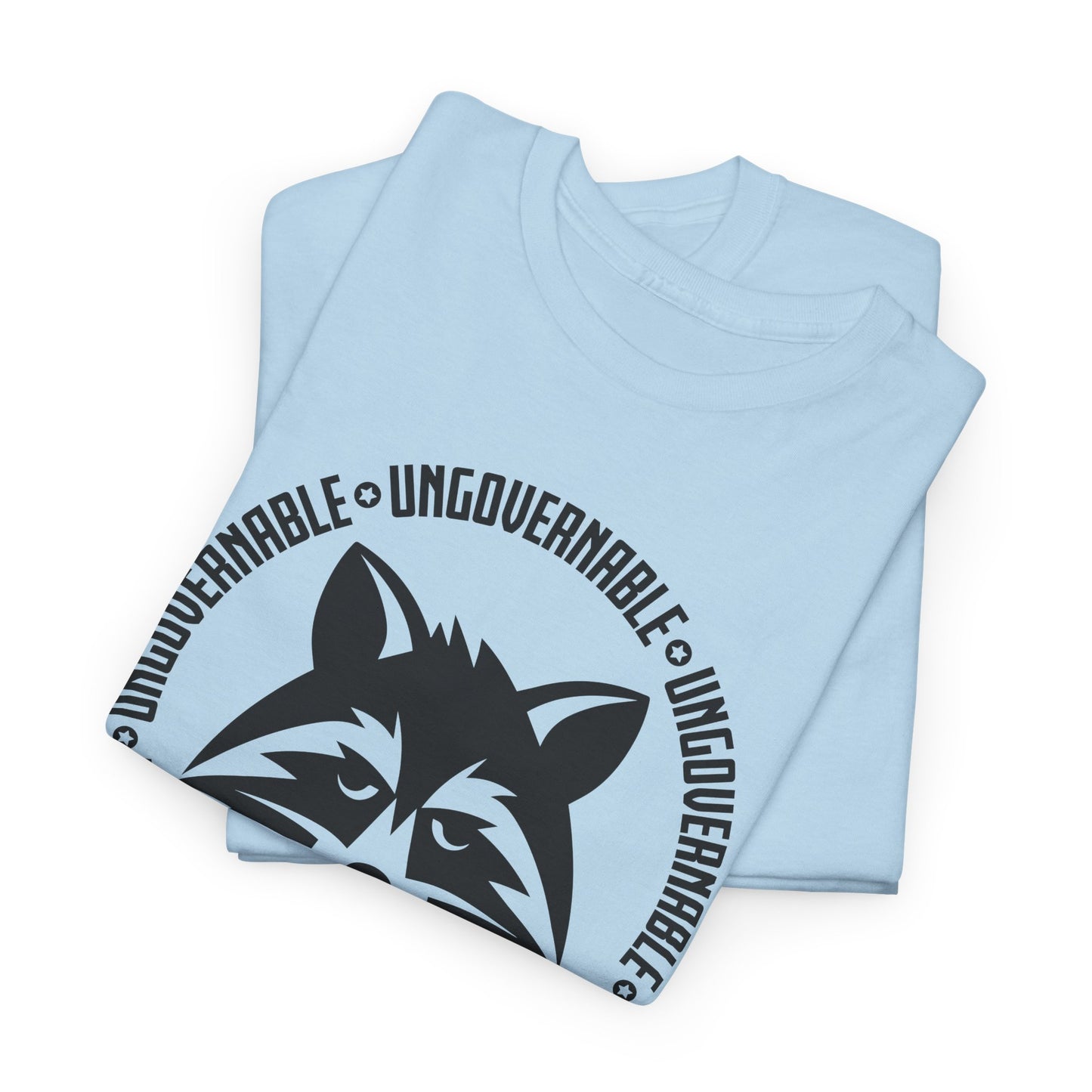 Ungovernable Raccoon T-Shirt - Rebellious Graphic Tee