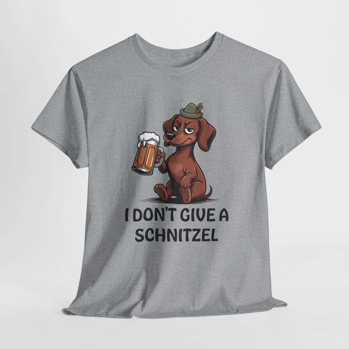 I Don't Give a Schnitzel Funny Dog T-Shirt