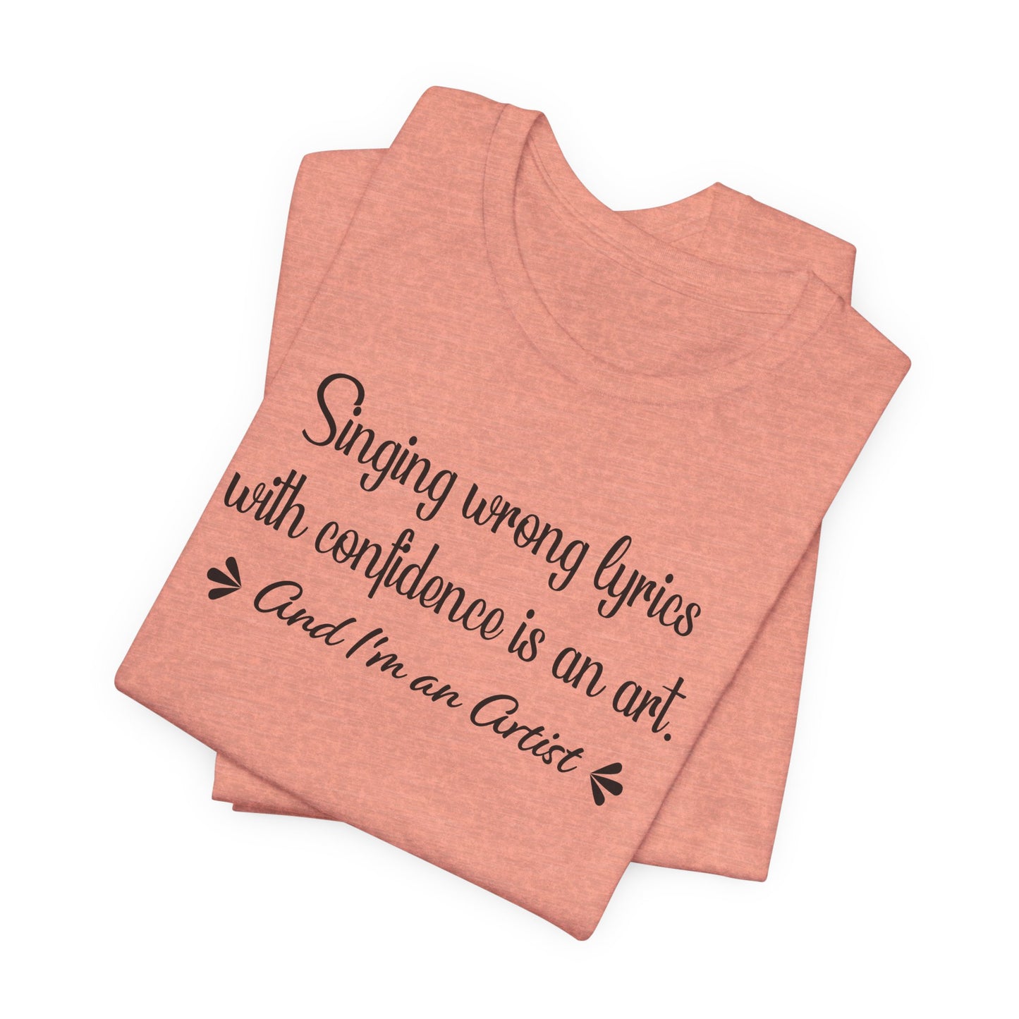 Wrong Lyrics Artist T-Shirt - Music Humor Design