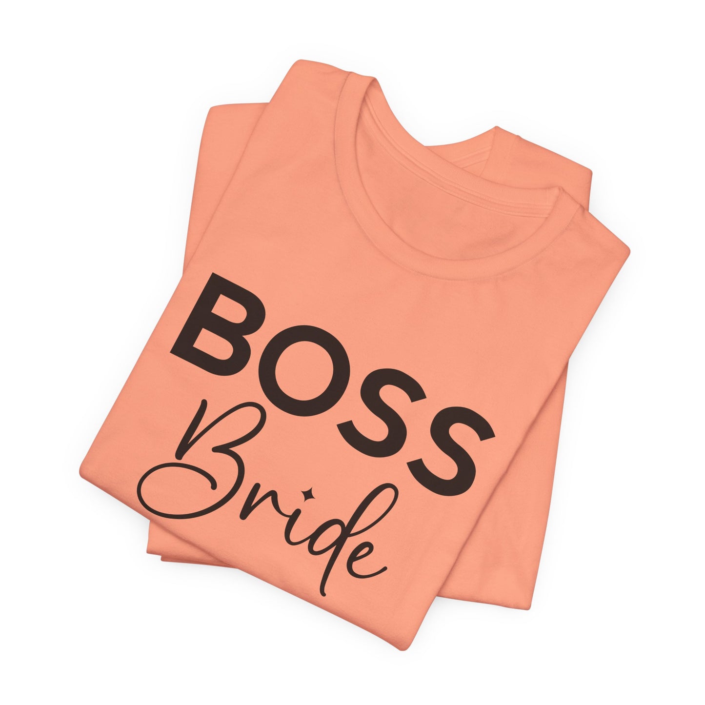Boss Bride T-Shirt For Bachelorette Party T Shirt For Bridal Team TShirt