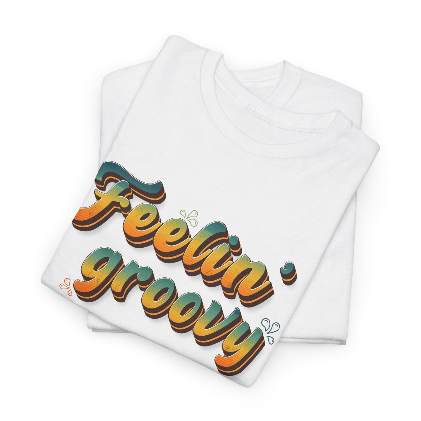 Feeling Groovy Retro T-Shirt - Seventies Vibe